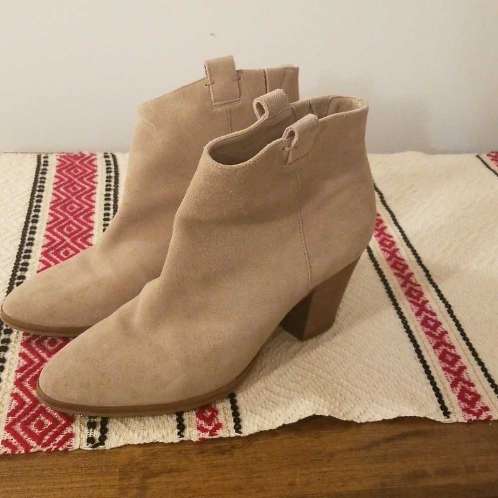 Tan Suede Jcrew Booties